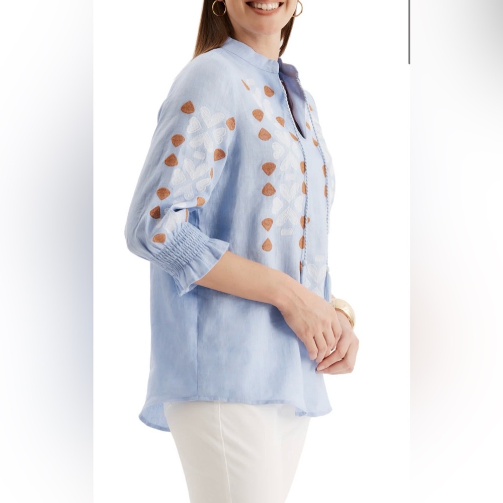 Tyler Boe Riley Embroidered Top - Picture 2 of 16